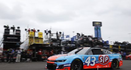 Erik Jones’s 2023 #43 STP Chevrolet paint scheme.