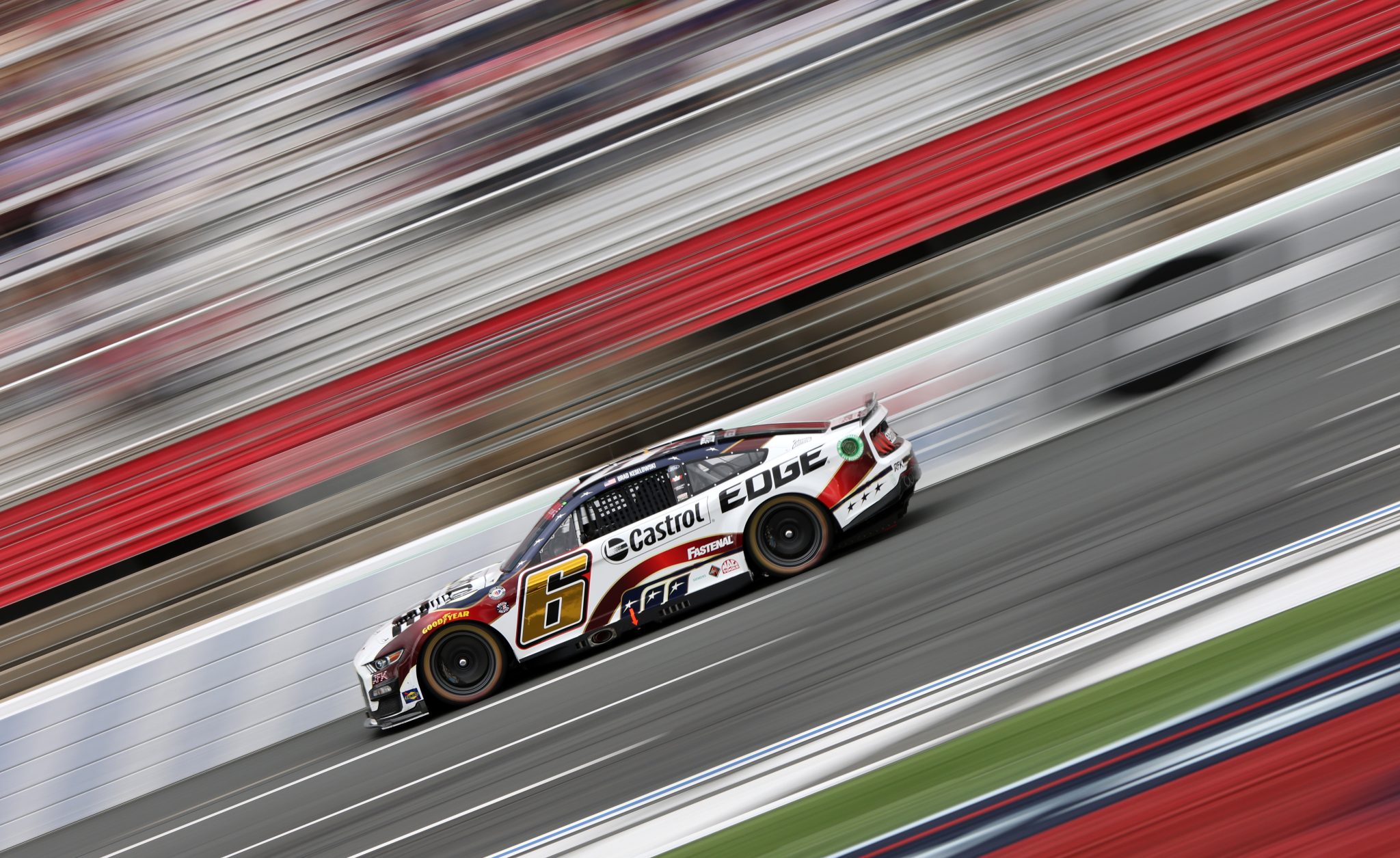 CONCORD, NORTH CAROLINA - MAY 29: Brad Keselowski, driver of the #6 Castrol Edge Ford, drives during the NASCAR Cup Series Coca-Cola 600 at Charlotte Motor Speedway on May 29, 2023 in Concord, North Carolina. (Photo by David Jensen/Getty Images) | Getty Images