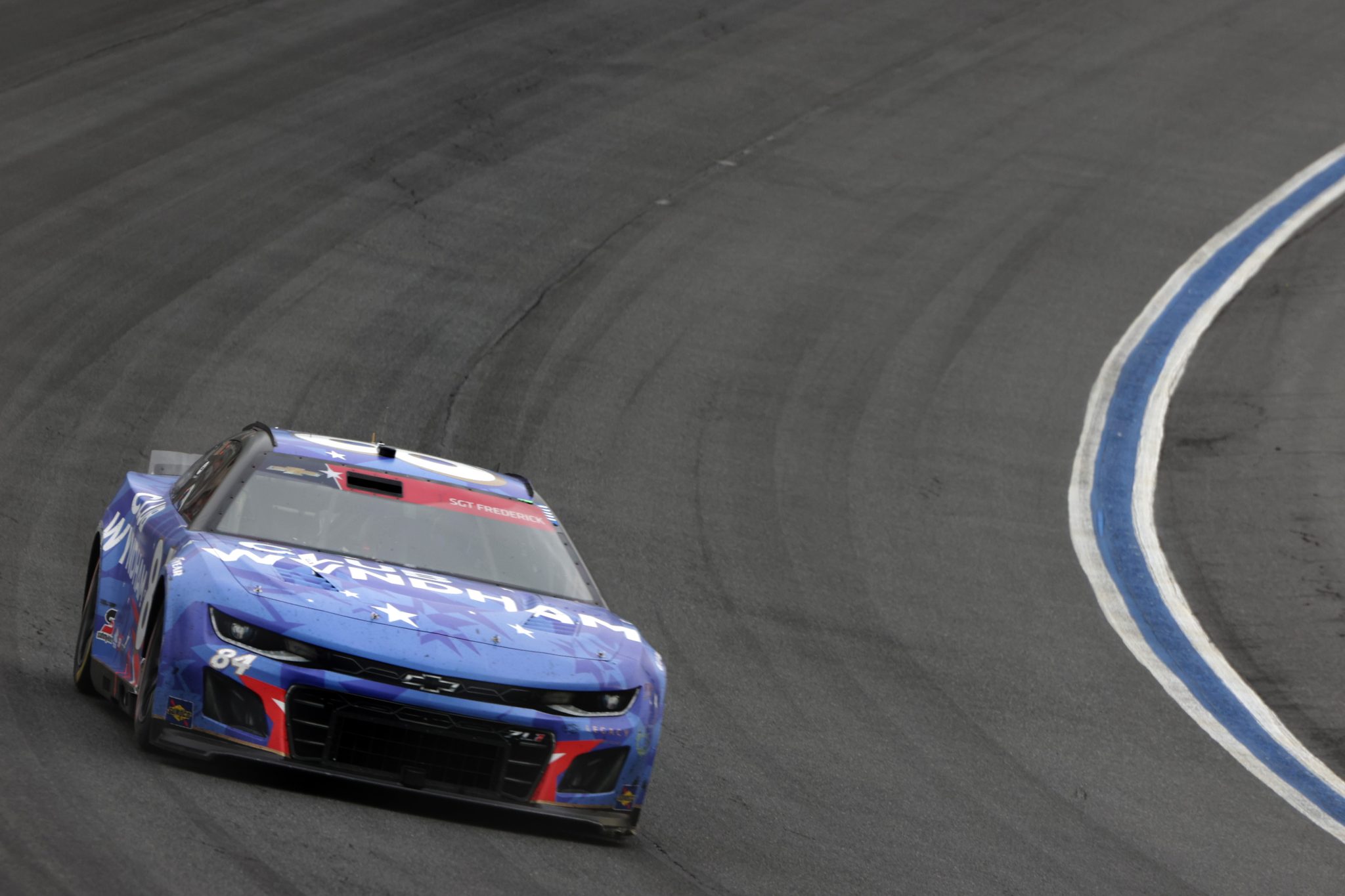 CONCORD, NORTH CAROLINA - MAY 29: Jimmie Johnson, driver of the #84 Club Wyndham Chevrolet, drives during the NASCAR Cup Series Coca-Cola 600 at Charlotte Motor Speedway on May 29, 2023 in Concord, North Carolina. (Photo by Keenan Hairston/Getty Images) | Getty Images