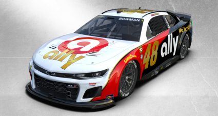 Alex Bowman’s 2023 #48 Ally Chevrolet paint scheme.