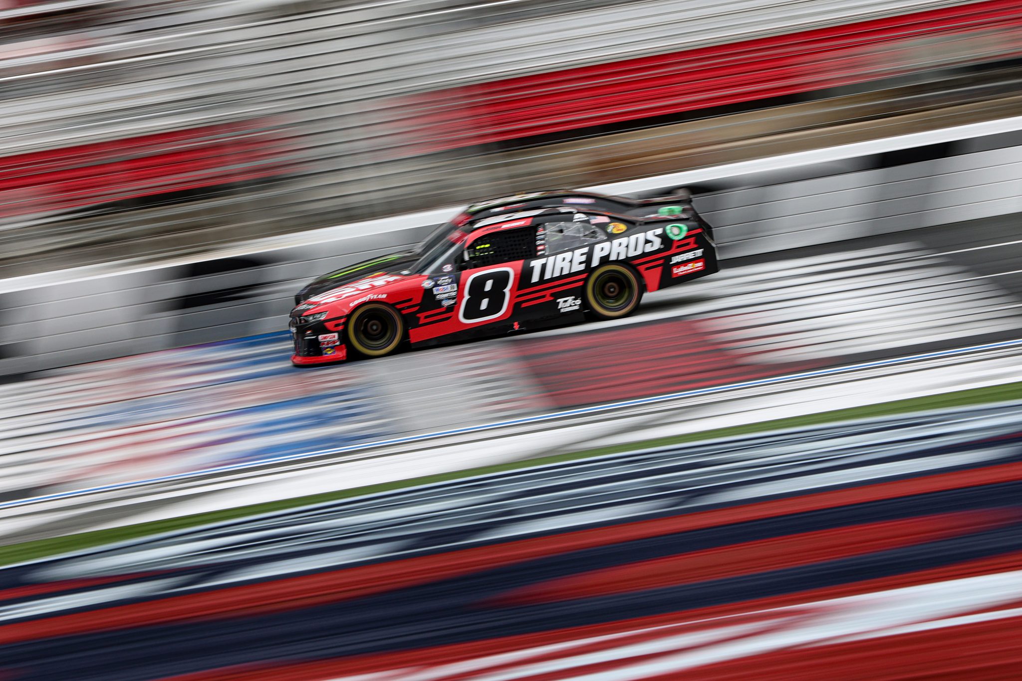 CONCORD, NORTH CAROLINA - MAY 29: Josh Berry, driver of the #8 Tire Pros Love The Drive Chevrolet, drives during the NASCAR Xfinity Series Alsco Uniforms 300 at Charlotte Motor Speedway on May 29, 2023 in Concord, North Carolina. (Photo by David Jensen/Getty Images) | Getty Images