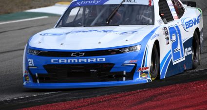 SONOMA, CALIFORNIA - JUNE 10: Austin Hill, driver of the #21 Bennett Transportation Chevrolet, drives during the NASCAR Xfinity Series DoorDash 250 at Sonoma Raceway on June 10, 2023 in Sonoma, California. (Photo by Logan Riely/Getty Images) | Getty Images
