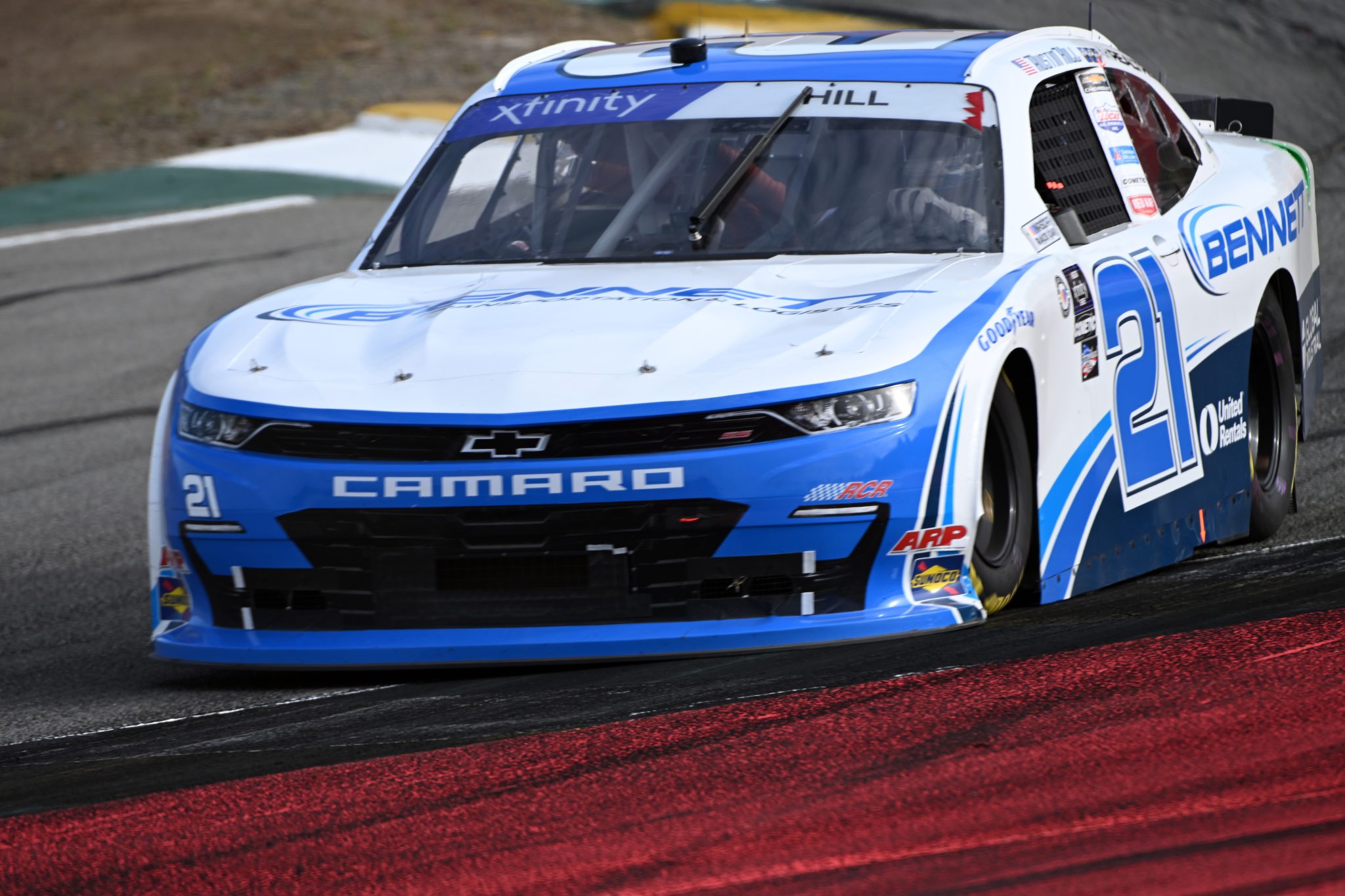 SONOMA, CALIFORNIA - JUNE 10: Austin Hill, driver of the #21 Bennett Transportation Chevrolet, drives during the NASCAR Xfinity Series DoorDash 250 at Sonoma Raceway on June 10, 2023 in Sonoma, California. (Photo by Logan Riely/Getty Images) | Getty Images