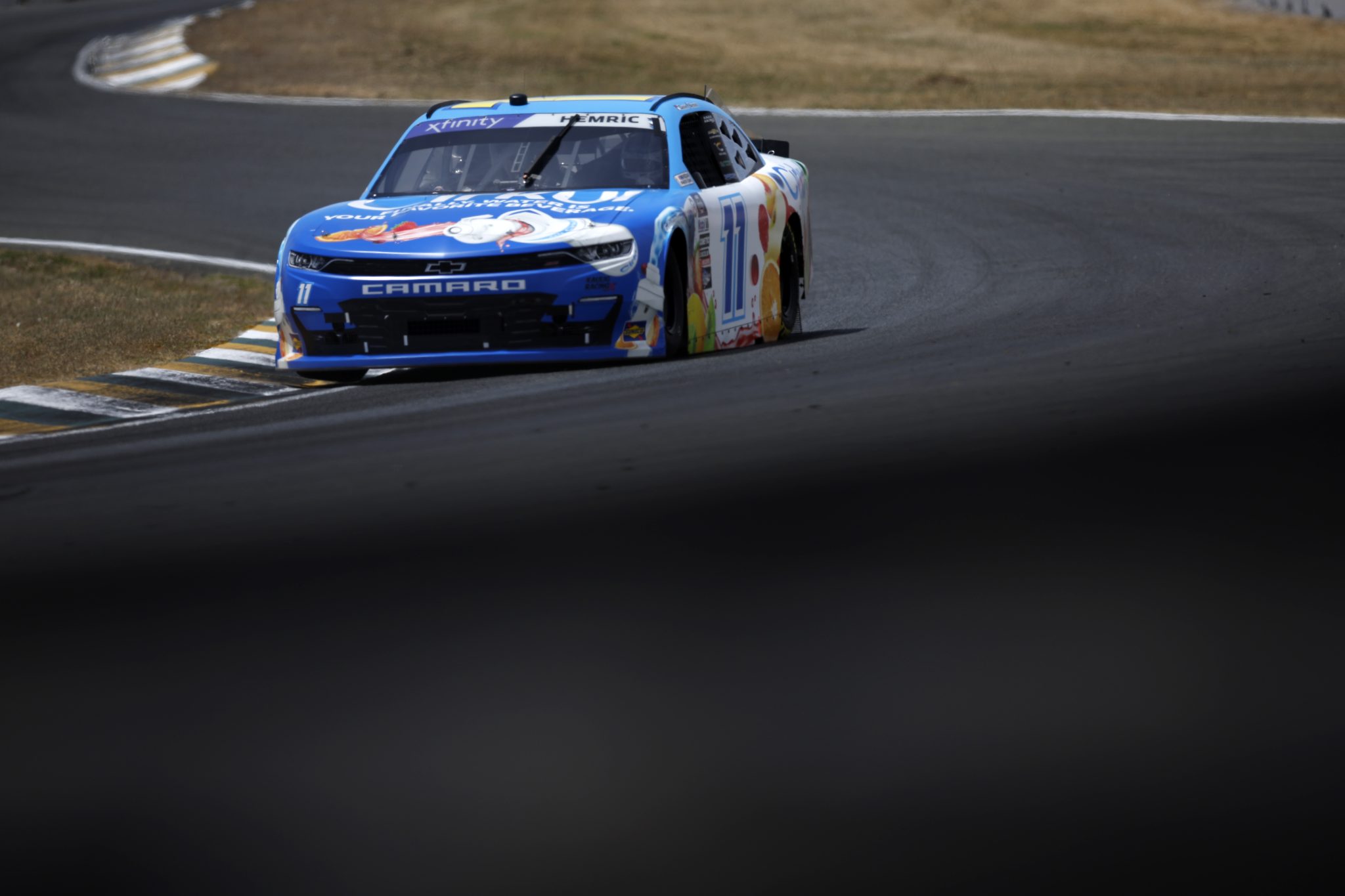 SONOMA, CALIFORNIA - JUNE 09: Daniel Hemric, driver of the #11 Cirkul Chevrolet, drives during practice for the NASCAR Xfinity Series DoorDash 250 at Sonoma Raceway on June 09, 2023 in Sonoma, California. (Photo by Sean Gardner/Getty Images) | Getty Images