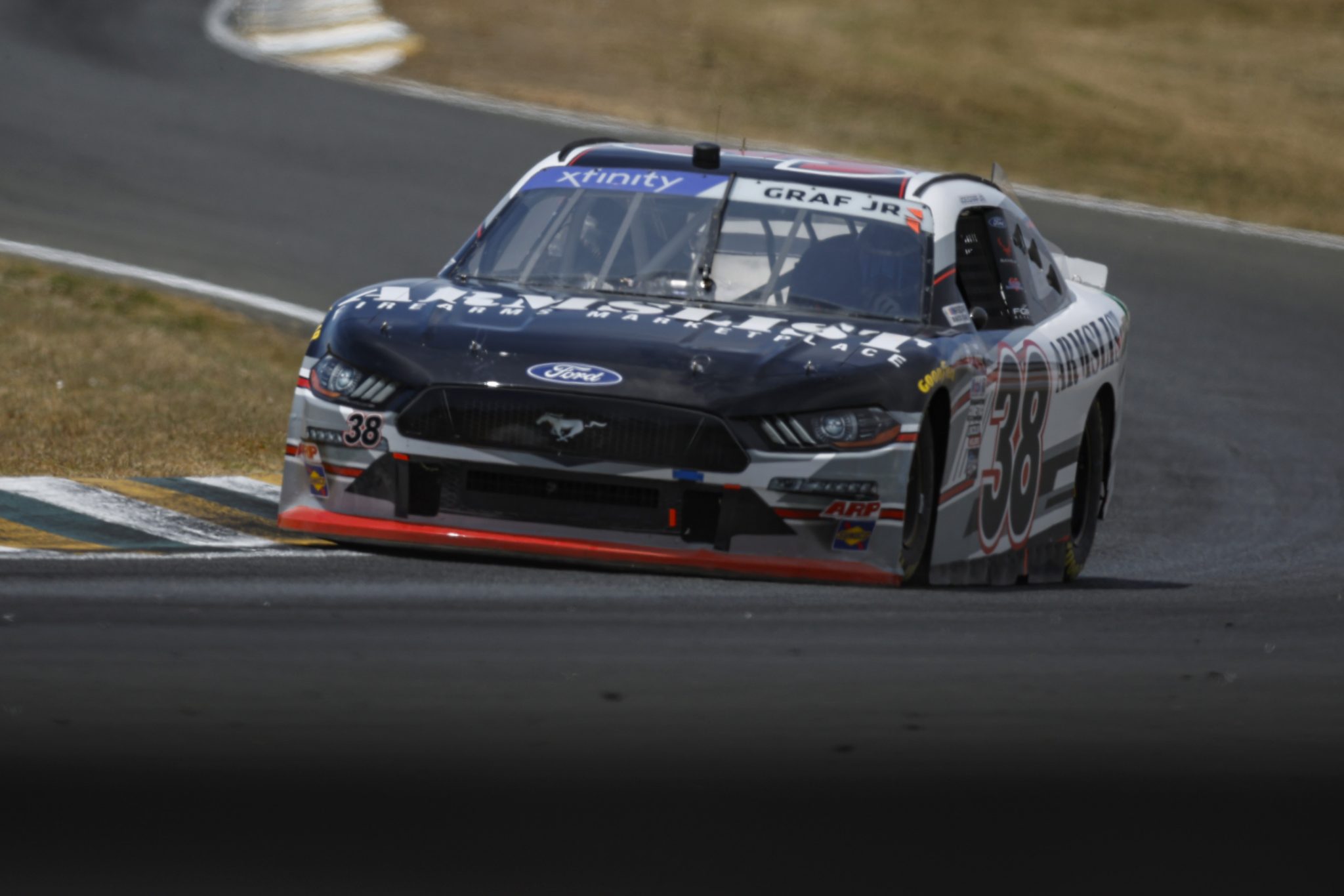 SONOMA, CALIFORNIA - JUNE 09: Joe Graf Jr, driver of the #38 ArmsList.com Ford, drives during practice for the NASCAR Xfinity Series DoorDash 250 at Sonoma Raceway on June 09, 2023 in Sonoma, California. (Photo by Sean Gardner/Getty Images) | Getty Images