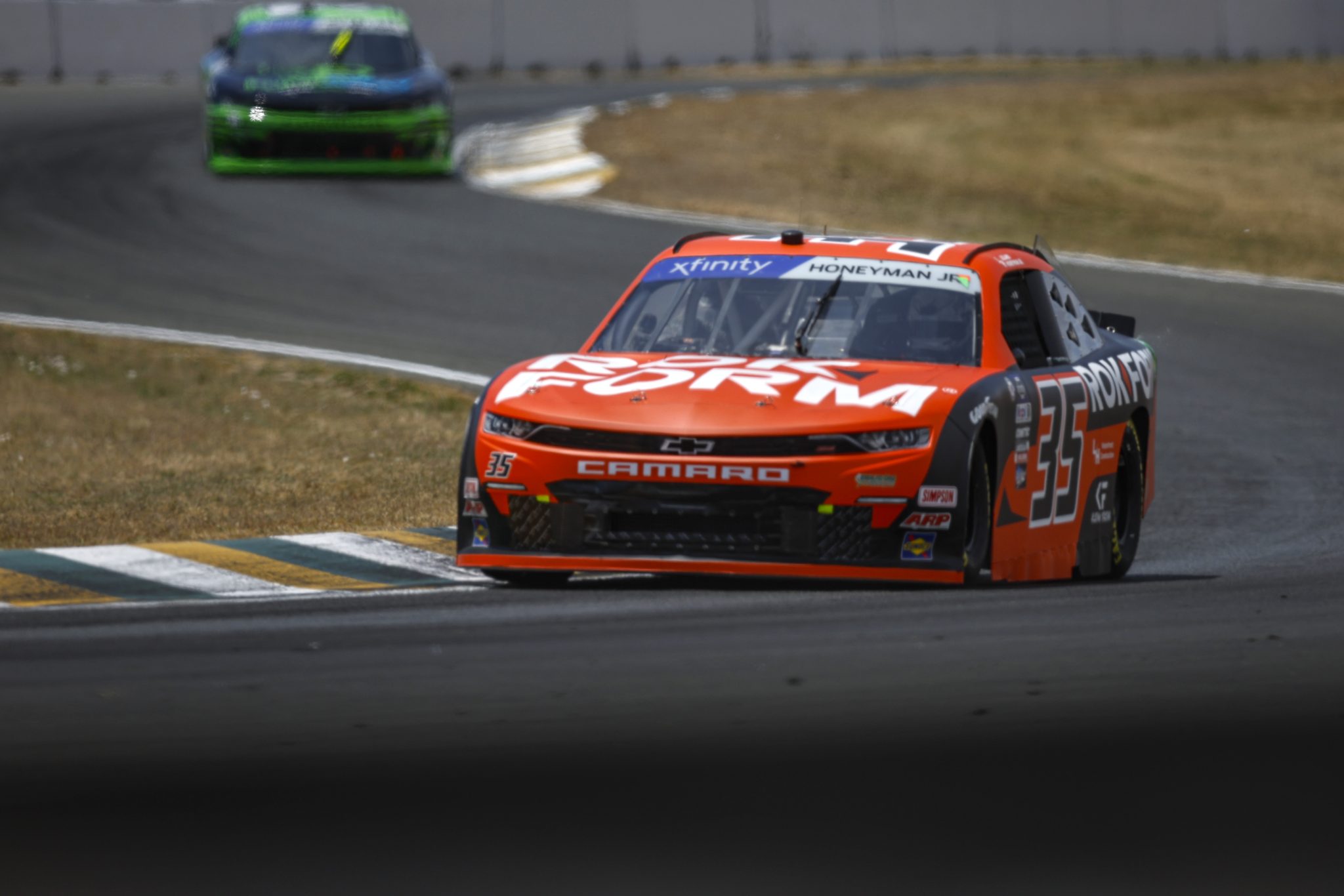 SONOMA, CALIFORNIA - JUNE 09: Leland Honeyman, driver of the #35 Rok Form Chevrolet, drives during practice for the NASCAR Xfinity Series DoorDash 250 at Sonoma Raceway on June 09, 2023 in Sonoma, California. (Photo by Sean Gardner/Getty Images) | Getty Images