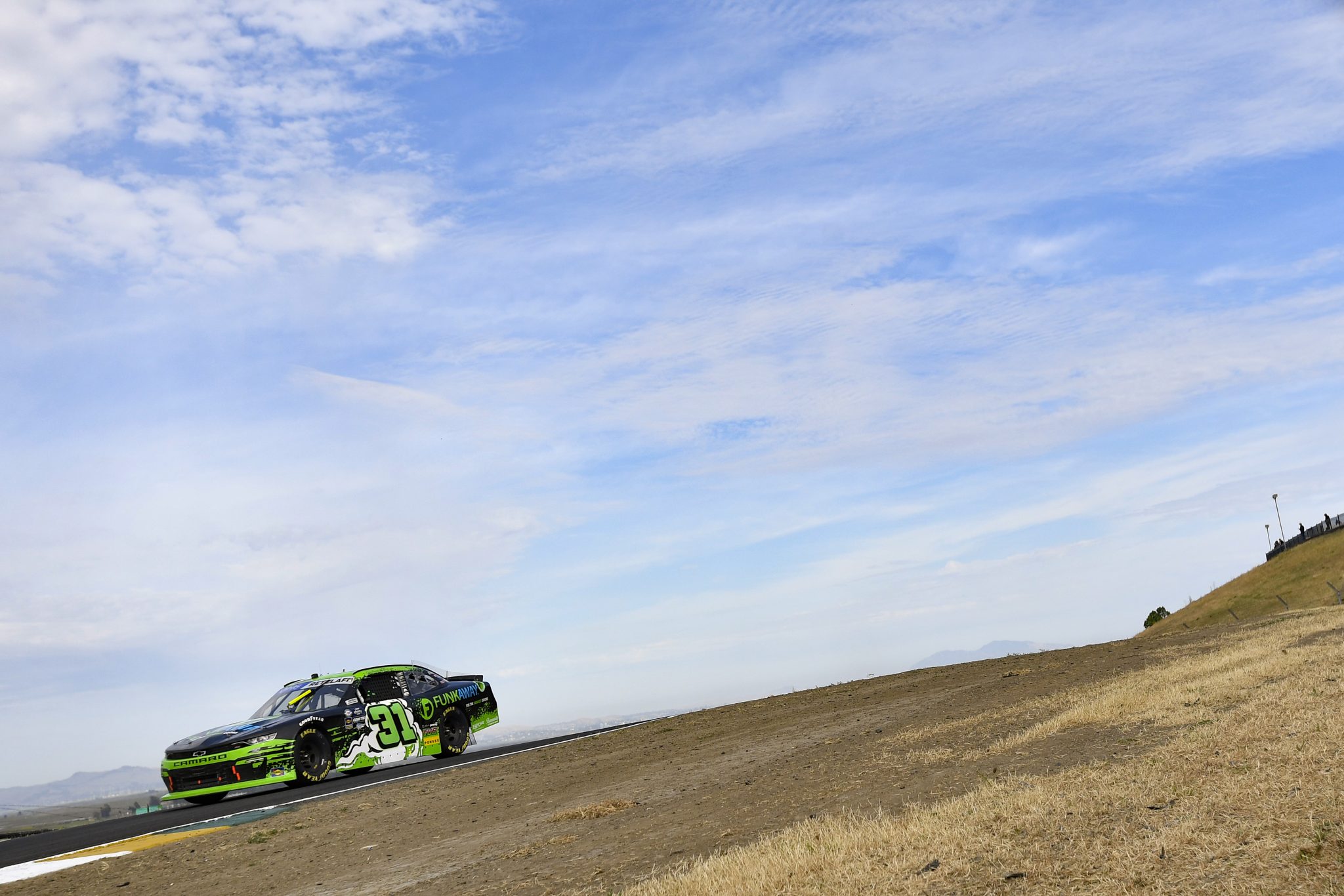 SONOMA, CALIFORNIA - JUNE 10: Parker Retzlaff, driver of the #31 FUNKAWAY Chevrolet, drives during the NASCAR Xfinity Series DoorDash 250 at Sonoma Raceway on June 10, 2023 in Sonoma, California. (Photo by Logan Riely/Getty Images) | Getty Images