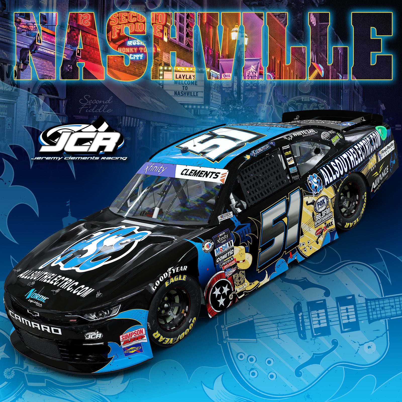 Jeremy Clements Nashville Scheme