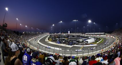 NORTH WILKESBORO, NORTH CAROLINA - MAY 21: A general view of racing during the NASCAR Cup Series All-Star Race at North Wilkesboro Speedway on May 21, 2023 in North Wilkesboro, North Carolina. (Photo by Jared C. Tilton/Getty Images) | Getty Images