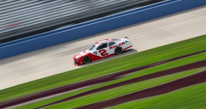 LEBANON, TENNESSEE - JUNE 23: Sheldon Creed, driver of the #2 Whelen Chevrolet, drives during practice for the NASCAR Xfinity Series Tennessee Lottery 250at Nashville Superspeedway on June 23, 2023 in Lebanon, Tennessee. (Photo by Meg Oliphant/Getty Images) | Getty Images