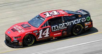 LEBANON, TENNESSEE - JUNE 24: Chase Briscoe, driver of the #14 Mahindra Tractors Ford, drives during qualifying for the NASCAR Cup Series Ally 400 - Qualifying at Nashville Superspeedway on June 24, 2023 in Lebanon, Tennessee. (Photo by Logan Riely/Getty Images) | Getty Images