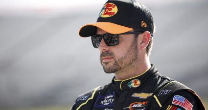 MARTINSVILLE, VIRGINIA - APRIL 14: Josh Berry, driver of the #8 Bass Pro Shops/TRACKER Boats Chevrolet, looks on during practice for the NASCAR Xfinity SeriesCall811.com Before You Dig. 250 at Martinsville Speedway on April 14, 2023 in Martinsville, Virginia. (Photo by Jared C. Tilton/Getty Images) | Getty Images