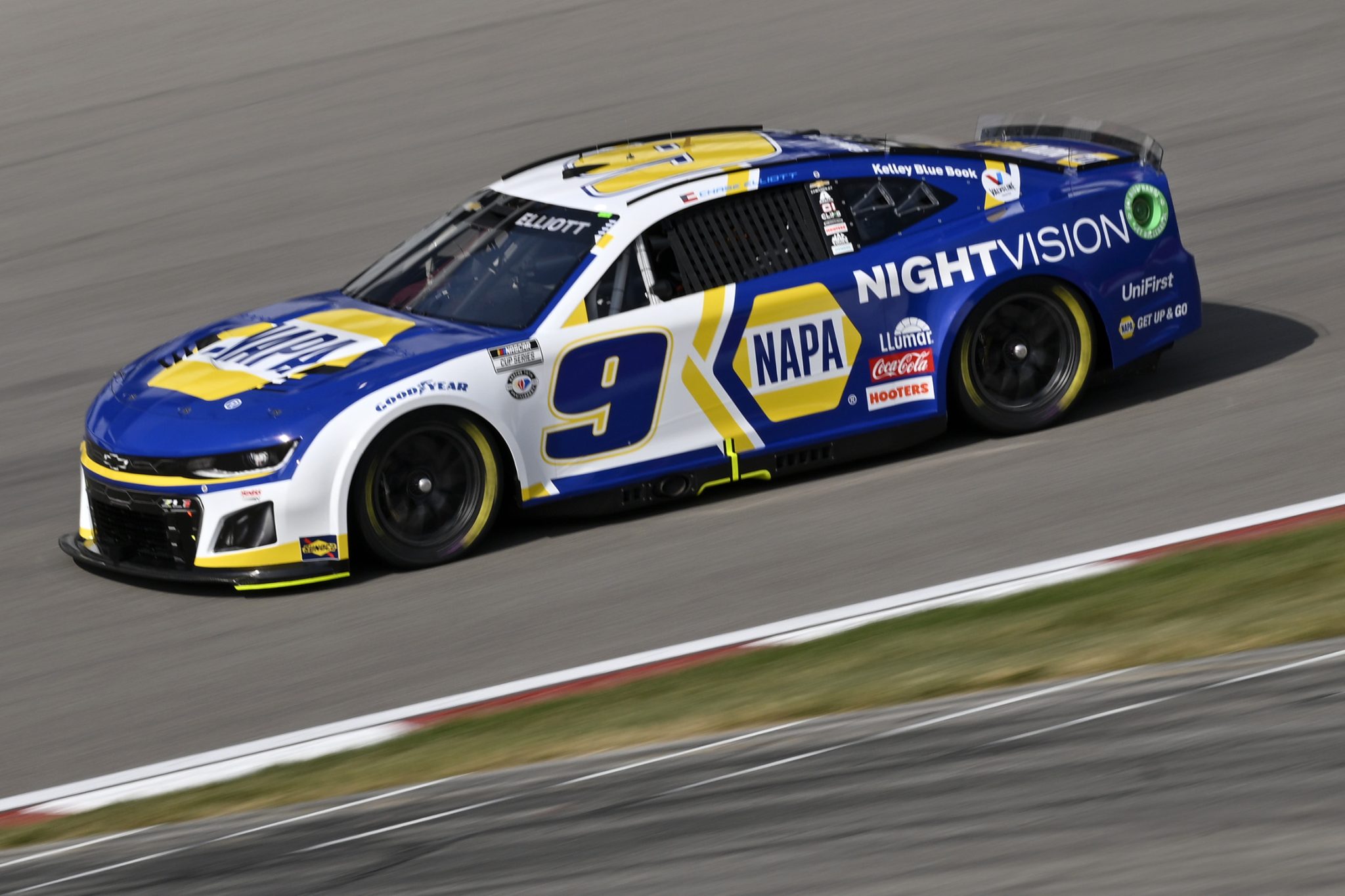 MADISON, ILLINOIS - JUNE 03: Corey LaJoie, driver of the #9 NAPA Auto Parts Chevrolet, drives during practice for the NASCAR Cup Series Enjoy Illinois 300 at WWT Raceway on June 03, 2023 in Madison, Illinois. (Photo by Jeff Curry/Getty Images) | Getty Images
