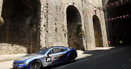 LE MANS, FRANCE - JUNE 03: The NASCAR Garage 56 car is seen ahead of the 100th anniversary of the 24 Hours of Le Mans at the Circuit de la Sarthe June 3, 2023 in Le Mans, France. (Photo by Chris Graythen/Getty Images) | Getty Images