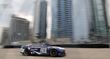 Shane van Gisbergen’s 2023 #91 Enhance Health Chevrolet paint scheme.