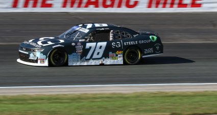 LOUDON, NEW HAMPSHIRE - JULY 14: Anthony Alfredo, driver of the #78 Steele Group Chevrolet, drives during qualifying for the NASCAR Xfinity Series Ambetter Health 200 at New Hampshire Motor Speedway on July 14, 2023 in Loudon, New Hampshire. (Photo by Meg Oliphant/Getty Images) | Getty Images
