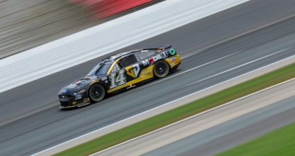 LOUDON, NEW HAMPSHIRE - JULY 15: Chase Briscoe, driver of the #14 Mobil 1 Gen G Ford, drives during qualifying for the NASCAR Cup Series Crayon 301 at New Hampshire Motor Speedway on July 15, 2023 in Loudon, New Hampshire. (Photo by Jonathan Bachman/Getty Images) | Getty Images