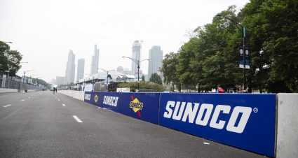 CHICAGO, ILLINOIS - JUNE 30: A general view of the setup for the Chicago Street Race on June 30, 2023 in Chicago, Illinois. (Photo by Sean Gardner/Getty Images) | Getty Images