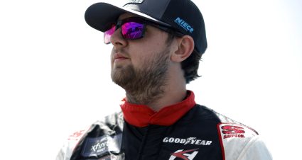 LONG POND, PENNSYLVANIA - JULY 22: Kaden Honeycutt, driver of the #44 Niece Chevrolet, waits on the grid prior to the NASCAR Craftsman Truck Series CRC Brakleen 150 at Pocono Raceway on July 22, 2023 in Long Pond, Pennsylvania. (Photo by Sean Gardner/Getty Images) | Getty Images