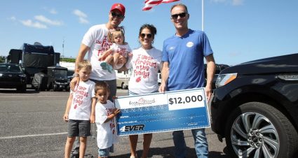 Kevin Harvick Joey Logano Donation