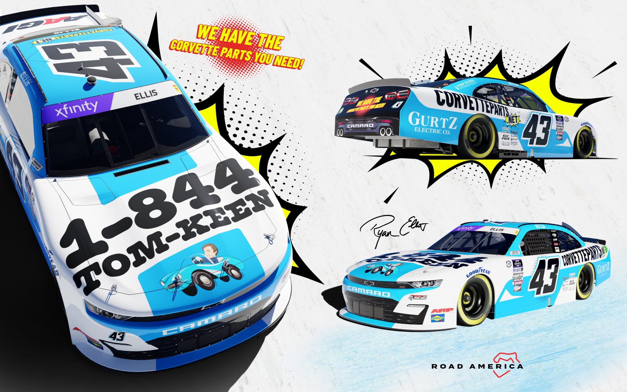 Ryan Ellis Road America Scheme