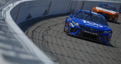 RICHMOND, VIRGINIA - JULY 29: Tyler Reddick, driver of the #45 Xfinity 10G Network Toyota, drives during practice for the NASCAR Cup Series Cook Out 400 at Richmond Raceway on July 29, 2023 in Richmond, Virginia. (Photo by Sean Gardner/Getty Images) | Getty Images