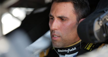 RICHMOND, VIRGINIA - JULY 29: Aric Almirola, driver of the #10 Smithfield Ford, sits in his car during qualifying for the NASCAR Cup Series Cook Out 400 at Richmond Raceway on July 29, 2023 in Richmond, Virginia. (Photo by Jonathan Bachman/Getty Images) | Getty Images