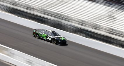 INDIANAPOLIS, INDIANA - AUGUST 12: Brodie Kostecki, driver of the #33 Mobile X Chevrolet, drives during qualifying for the NASCAR Cup Series Verizon 200 at the Brickyard at Indianapolis Motor Speedway on August 12, 2023 in Indianapolis, Indiana. (Photo by Sean Gardner/Getty Images) | Getty Images