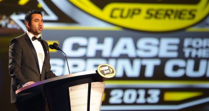 LAS VEGAS, NV - DECEMBER 06:  Actor Kal Penn speaks during the 2013 NASCAR Sprint Cup Series Champion's Awards Ceremony at Wynn Las Vegas on December 6, 2013 in Las Vegas, Nevada.  (Photo by Jared C. Tilton/NASCAR via Getty Images)
