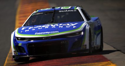Daniel Suárez’s 2023 #99 Freeway.com Chevrolet paint scheme.