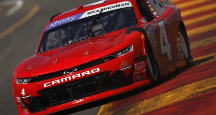 WATKINS GLEN, NEW YORK - AUGUST 19: Kyle Weatherman, driver of the #4 TeamJDMotorsports.com Chevrolet, drives during qualifying for the NASCAR Xfinity Series Shriners Children's 200 at The Glen at Watkins Glen International on August 19, 2023 in Watkins Glen, New York. (Photo by Sean Gardner/Getty Images) | Getty Images