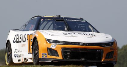 WATKINS GLEN, NEW YORK - AUGUST 20: AJ Allmendinger, driver of the #16 Celsius Chevrolet, drives during the NASCAR Cup Series Go Bowling at The Glen at Watkins Glen International on August 20, 2023 in Watkins Glen, New York. (Photo by Chris Graythen/Getty Images) | Getty Images
