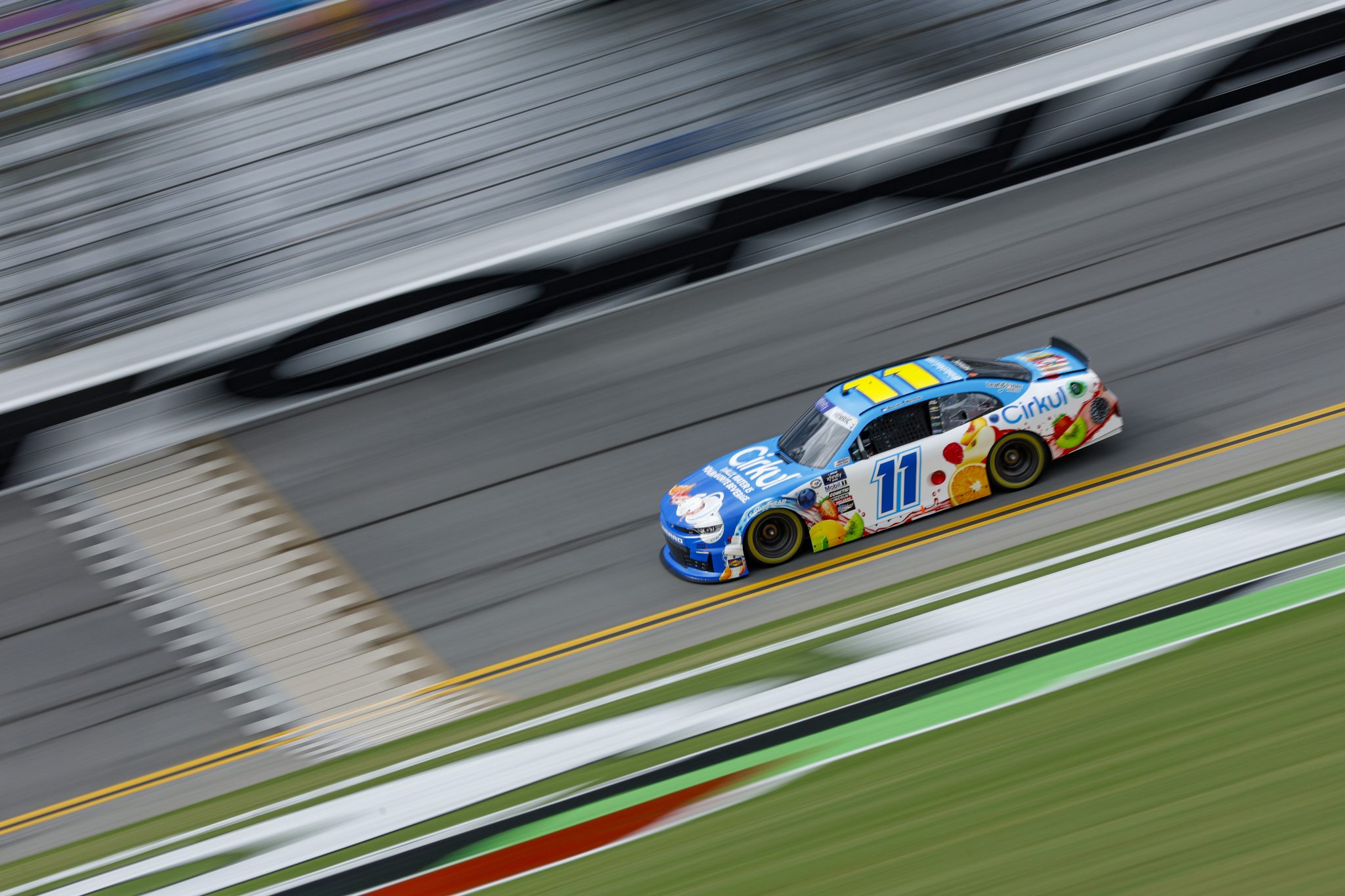 DAYTONA BEACH, FLORIDA - AUGUST 25: Daniel Hemric, driver of the #11 Cirkul Chevrolet, drives during qualifying for the NASCAR Cup Series Coke Zero Sugar 400 at Daytona International Speedway on August 25, 2023 in Daytona Beach, Florida. (Photo by Sean Gardner/Getty Images) | Getty Images