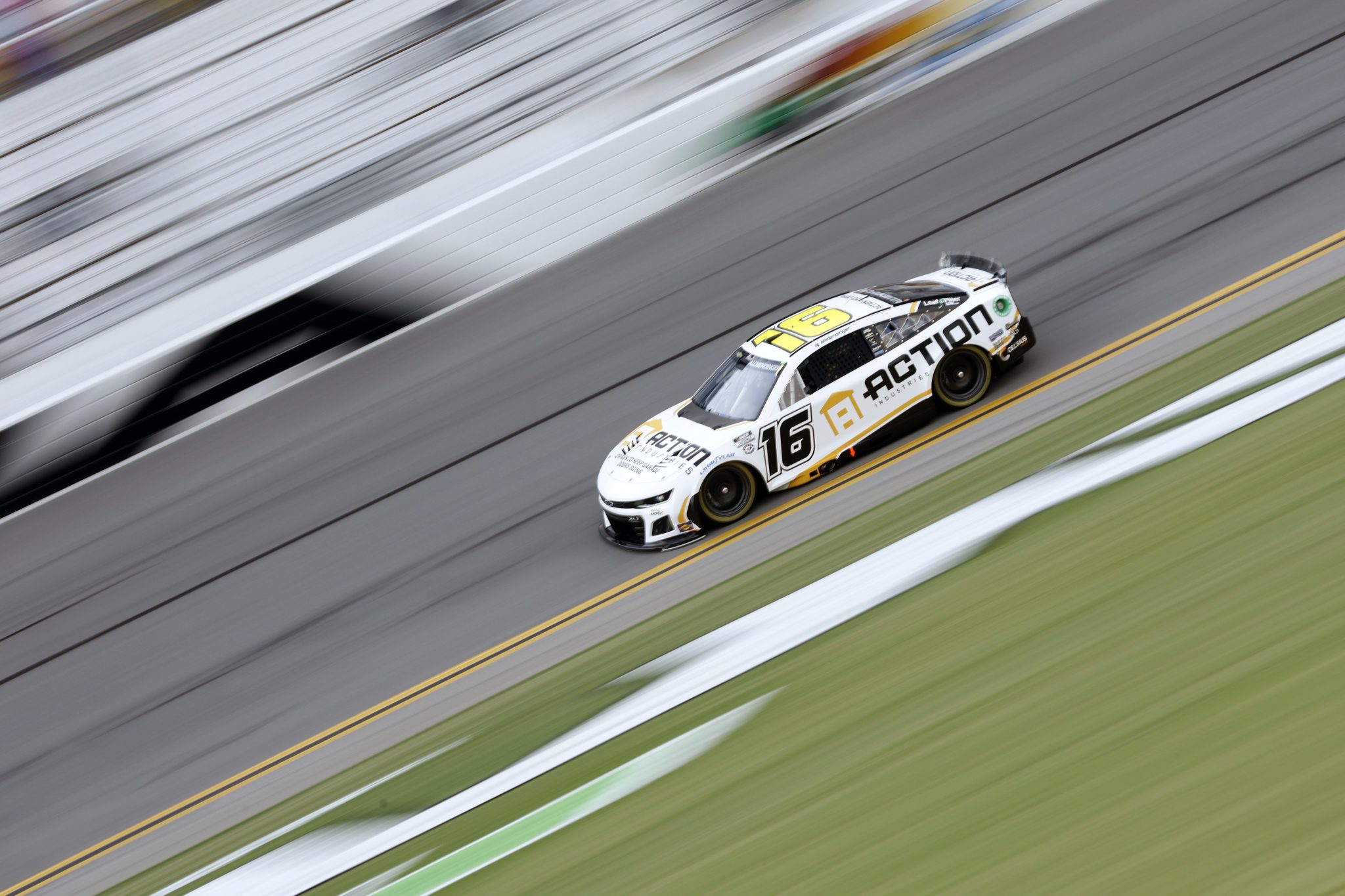 DAYTONA BEACH, FLORIDA - AUGUST 25: AJ Allmendinger, driver of the #16 Action Industries Chevrolet, drives during qualifying for the NASCAR Cup Series Coke Zero Sugar 400 at Daytona International Speedway on August 25, 2023 in Daytona Beach, Florida. (Photo by Sean Gardner/Getty Images) | Getty Images