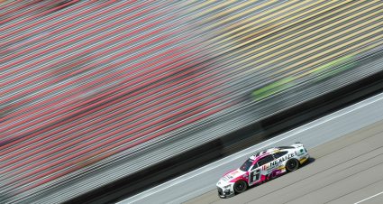 BROOKLYN, MICHIGAN - AUGUST 05: Brad Keselowski, driver of the #6 Nexlizet Ford, drives during practice for the NASCAR Cup Series FireKeepers Casino 400  at Michigan International Speedway on August 05, 2023 in Brooklyn, Michigan. (Photo by Meg Oliphant/Getty Images) | Getty Images