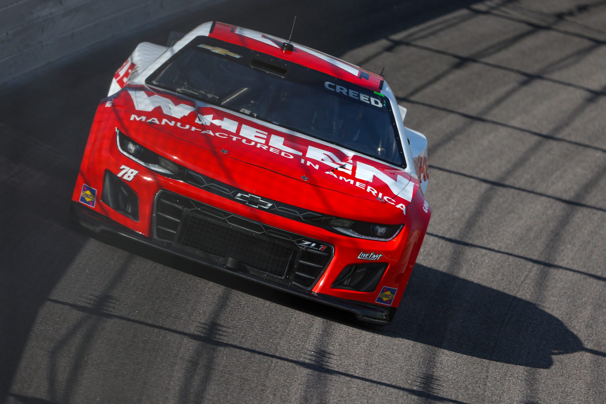 KANSAS CITY, KANSAS - SEPTEMBER 09: Sheldon Creed, driver of the #78 Whelen Chevrolet, drives during practice for the NASCAR Cup Series Hollywood Casino 400 at Kansas Speedway on September 09, 2023 in Kansas City, Kansas. (Photo by Jamie Squire/Getty Images) | Getty Images
