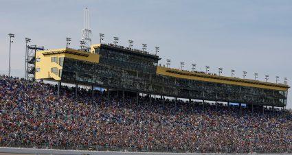 KANSAS CITY, KANSAS - SEPTEMBER 10: A general view of the start of the NASCAR Cup Series Hollywood Casino 400 at Kansas Speedway on September 10, 2023 in Kansas City, Kansas. (Photo by Sean Gardner/Getty Images) | Getty Images