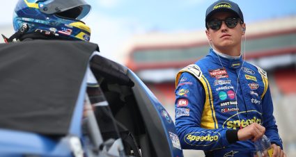 BRISTOL, TENNESSEE - SEPTEMBER 14: Zane Smith, driver of the #38 Speedco/Delo Ford, looks on during practice for the NASCAR Craftsman Truck Series UNOH 200 presented by Ohio Logistics at Bristol Motor Speedway on September 14, 2023 in Bristol, Tennessee. (Photo by Jared C. Tilton/Getty Images) | Getty Images