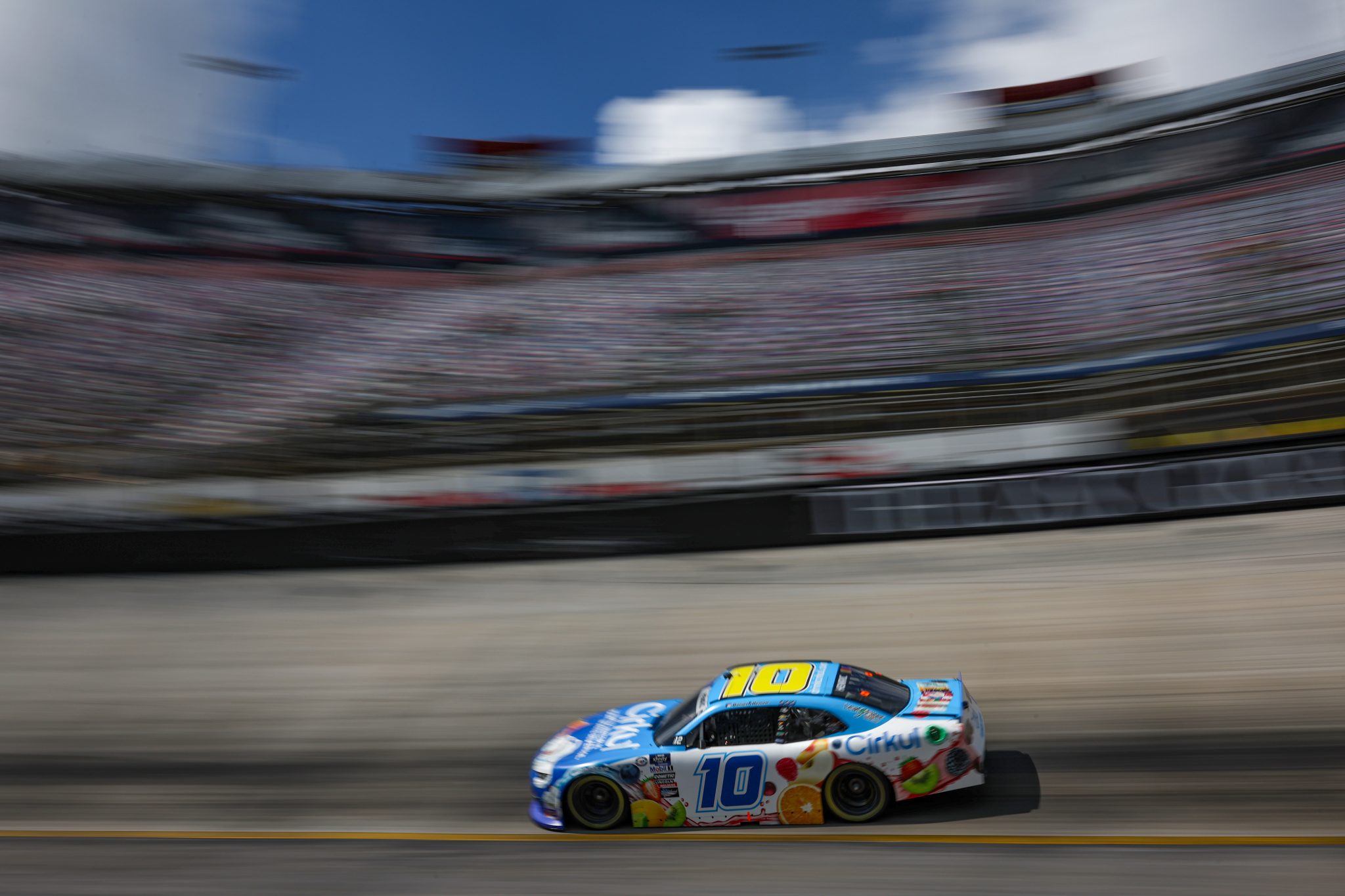 BRISTOL, TENNESSEE - SEPTEMBER 15: Daniel Hemric, driver of the #10 Cirkul Chevrolet, drives during qualifying for the NASCAR Xfinity Series Food City 300 at Bristol Motor Speedway on September 15, 2023 in Bristol, Tennessee. (Photo by Jared C. Tilton/Getty Images) | Getty Images