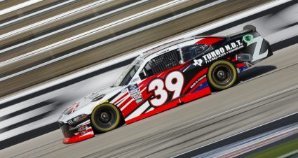 FORT WORTH, TEXAS - SEPTEMBER 22: Ryan Sieg, driver of the #39 Sci Aps Ford, drives during practice for the NASCAR Xfinity Series Andy's Frozen Custard 300 - Practice at Texas Motor Speedway on September 22, 2023 in Fort Worth, Texas. (Photo by Sean Gardner/Getty Images) | Getty Images