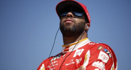 FORT WORTH, TEXAS - SEPTEMBER 23: Bubba Wallace, driver of the #23 McDonald's Toyota, looks on during qualifying for the NASCAR Cup Series Autotrader EchoPark Automotive 400 at Texas Motor Speedway on September 23, 2023 in Fort Worth, Texas. (Photo by Sean Gardner/Getty Images) | Getty Images