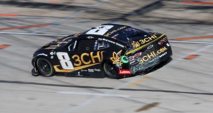 FORT WORTH, TEXAS - SEPTEMBER 24: Kyle Busch, driver of the #8 3CHI Chevrolet, enters pit road during the NASCAR Cup Series Autotrader EchoPark Automotive 400 at Texas Motor Speedway on September 24, 2023 in Fort Worth, Texas. (Photo by Jonathan Bachman/Getty Images) | Getty Images