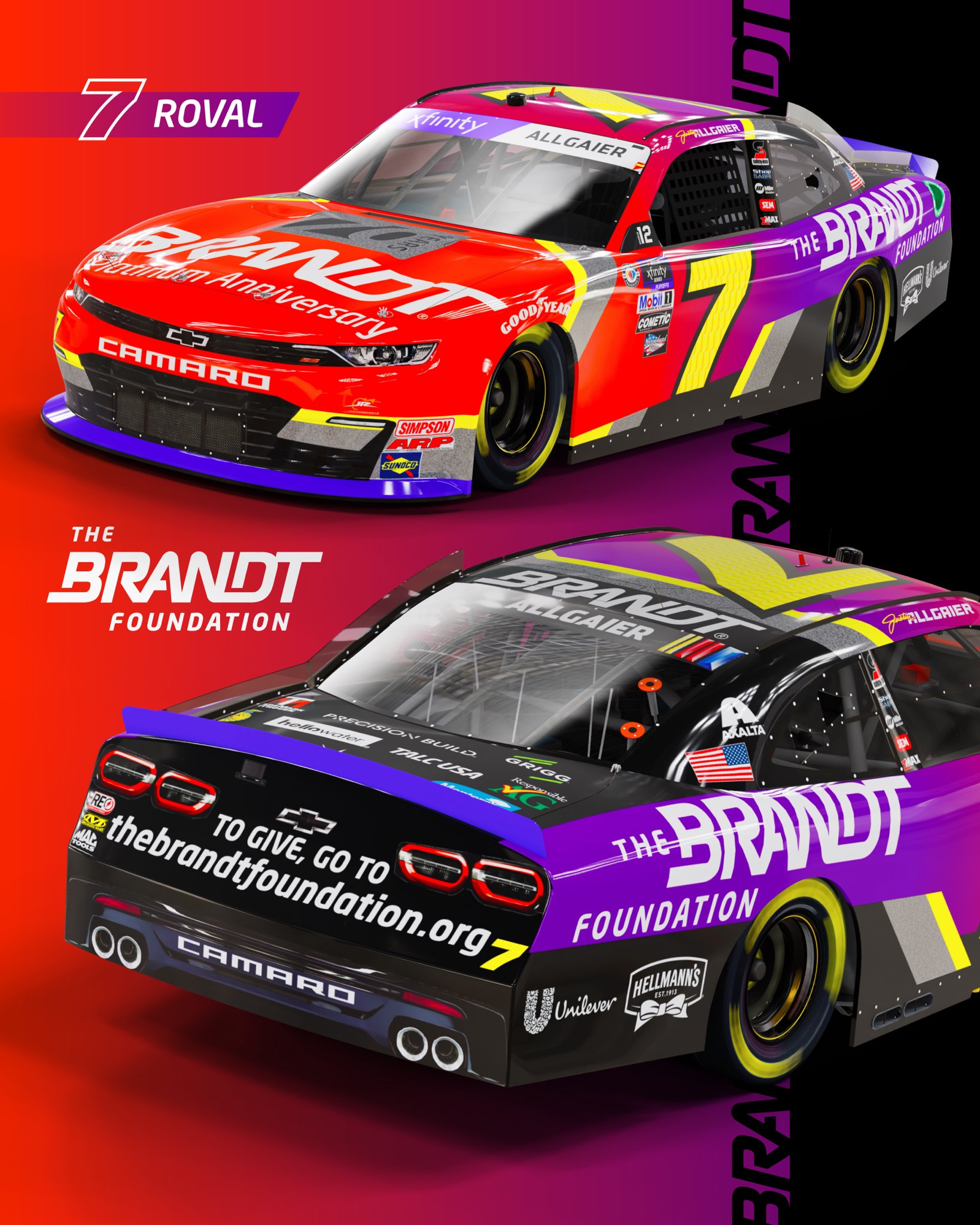 Justin Allgaier Charlotte Roval Scheme