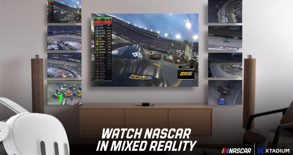 Nascar Racing Screen NASCAR takes the fan experience to a new level with mixed reality | Jayski