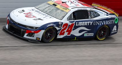 William Byron’s 2023 #24 Liberty University Chevrolet paint scheme.