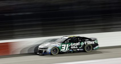 DARLINGTON, SOUTH CAROLINA - SEPTEMBER 03: Justin Haley, driver of the #31 LeafFilter Gutter Protection Chevrolet, drives during the NASCAR Cup Series Cook Out Southern 500 at Darlington Raceway on September 03, 2023 in Darlington, South Carolina. (Photo by James Gilbert/Getty Images) | Getty Images