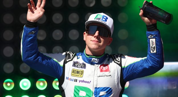 Visit John Hunter Nemechek to drive the 42 for Legacy Motor Club in 2024 page