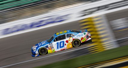 KANSAS CITY, KANSAS - SEPTEMBER 09: Daniel Hemric, driver of the #10 Cirkul Chevrolet, drives during practice for the NASCAR Xfinity Series Kansas Lottery 300 at Kansas Speedway on September 09, 2023 in Kansas City, Kansas. (Photo by Sean Gardner/Getty Images) | Getty Images