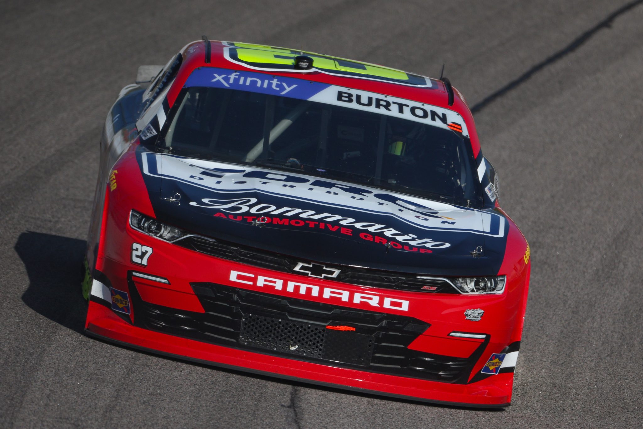 KANSAS CITY, KANSAS - SEPTEMBER 09: Jeb Burton, driver of the #27 Bommarito.com/TORQ Chevrolet, drivesduring qualifying for the NASCAR Xfinity Series Kansas Lottery 300 at Kansas Speedway on September 09, 2023 in Kansas City, Kansas. (Photo by Jamie Squire/Getty Images) | Getty Images