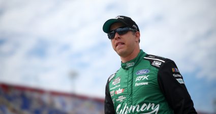 DARLINGTON, SOUTH CAROLINA - SEPTEMBER 02: Brad Keselowski, driver of the #6 Solomon Plumbing Ford, walks the grid during during practice for the NASCAR Cup Series Cook Out Southern 500 at Darlington Raceway on September 02, 2023 in Darlington, South Carolina. (Photo by Jared C. Tilton/Getty Images) | Getty Images